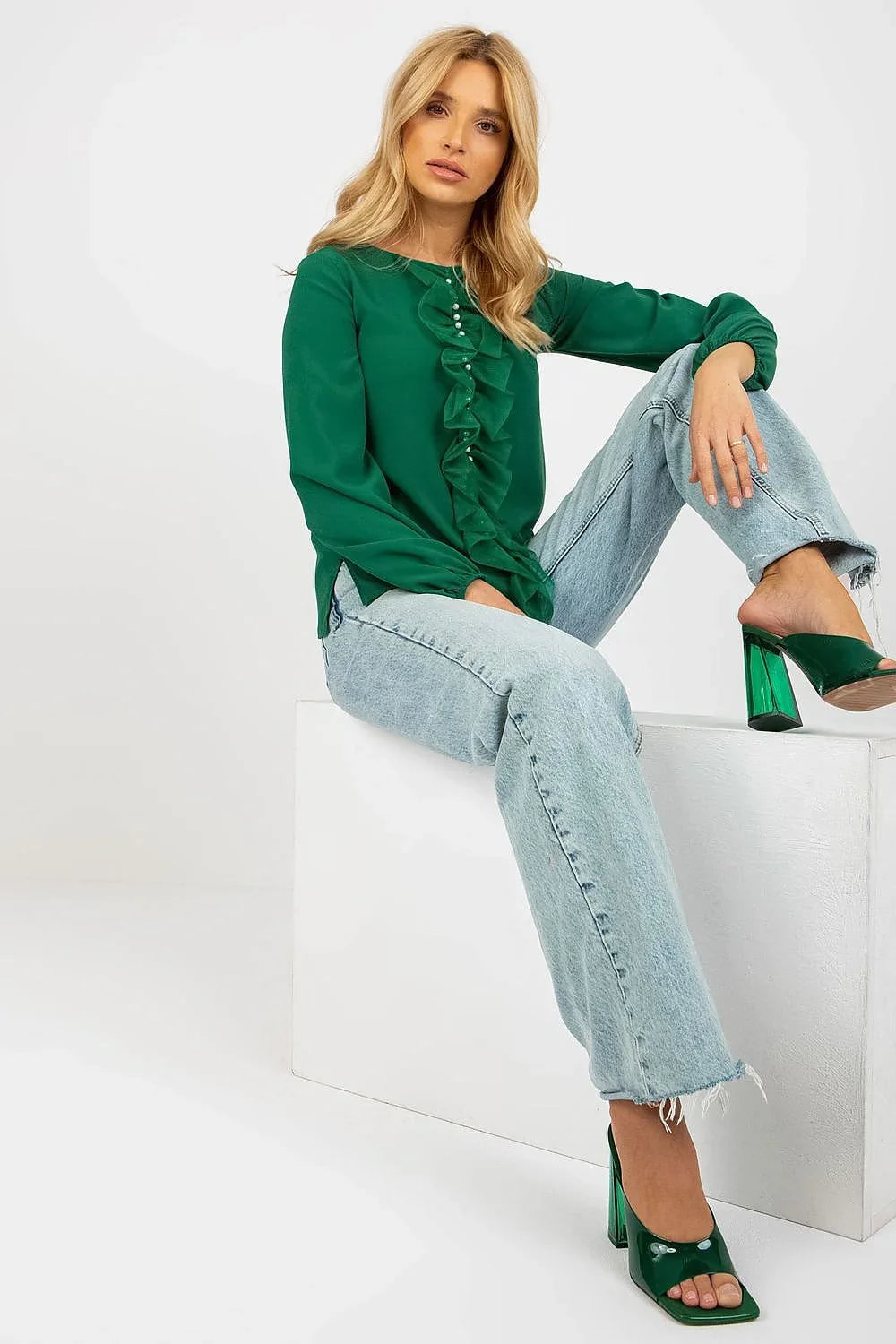 Women Blouse – Stretchable – Long Sleeve