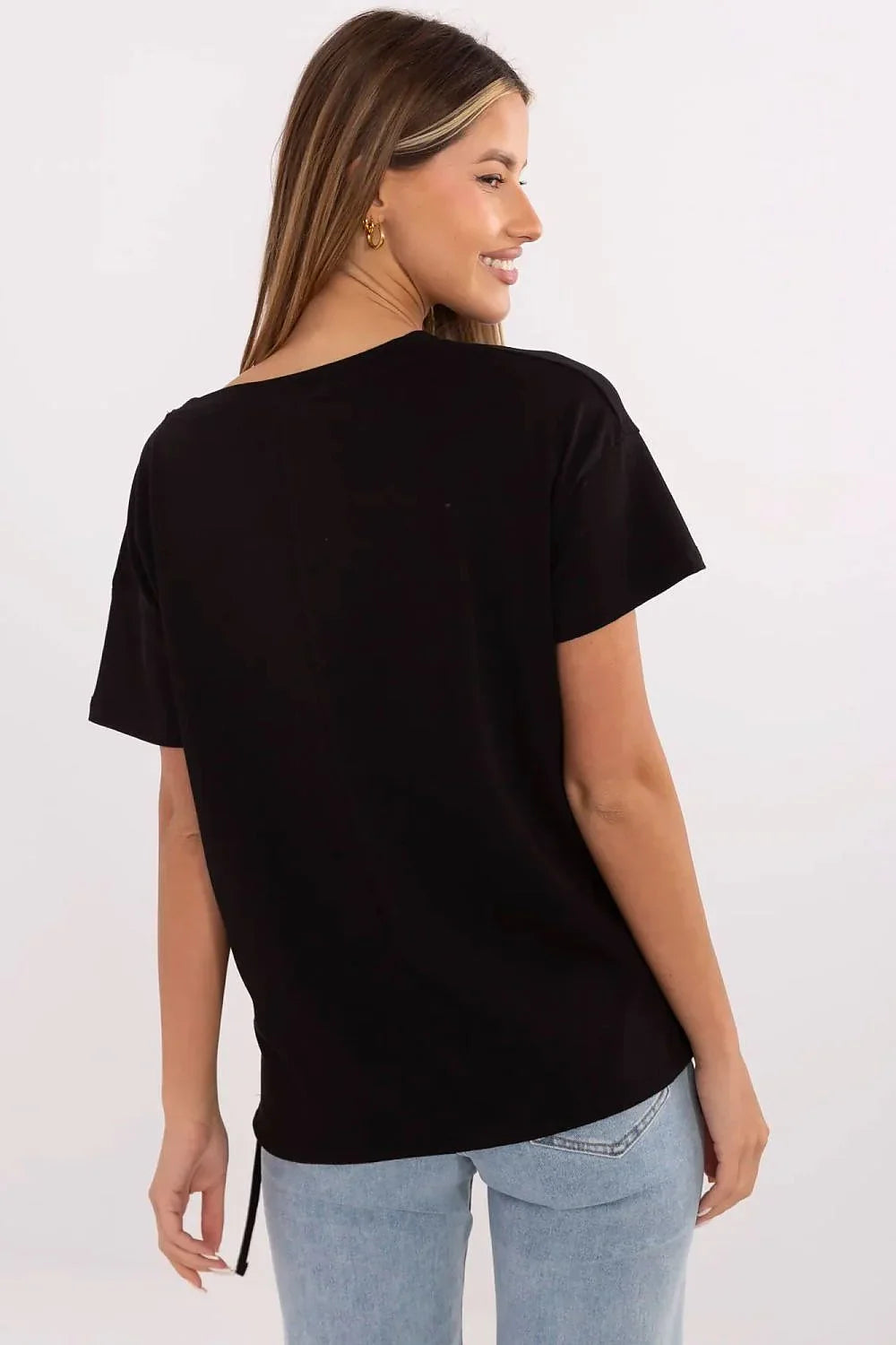 Women Boat-Neck Short-Sleeves T-Shirt – Stretchable, Pink, Blue, White