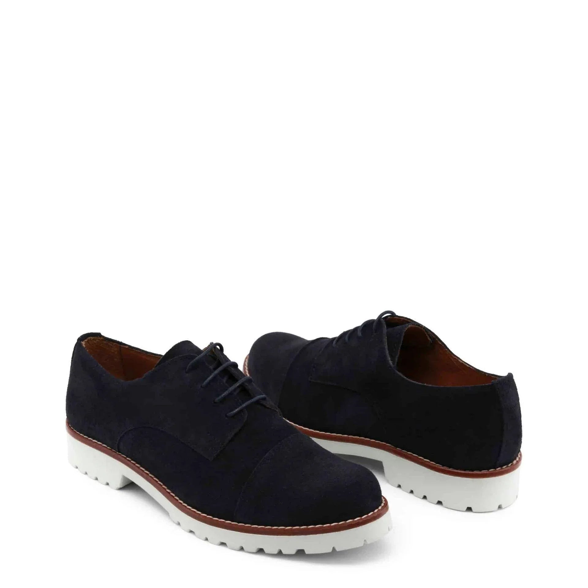 Women Casual Loafers - Lace-Up Derby Shoes