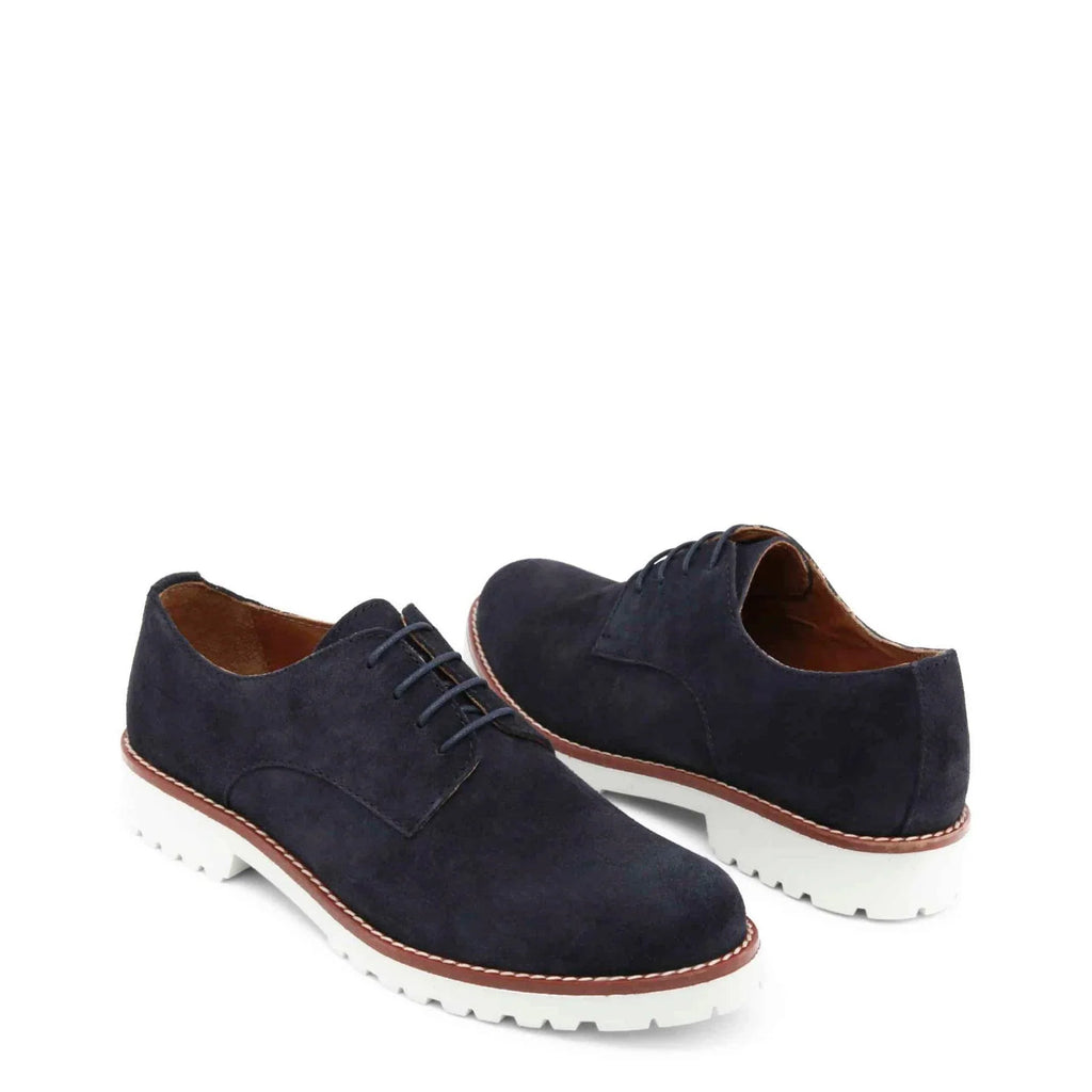 Women Casual Loafers - Lace-Up Flat Shoes