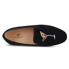 Women Casual Smoking Loafers - Slip-On Flat Shoes