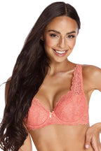 Women Cotton Satin Underwire Bra - Guocali