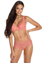 Women Cotton Satin Underwire Bra - Guocali