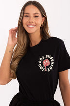 Women Crew-Neck Short-Sleeves T-Shirt – Breathable, Multicolor