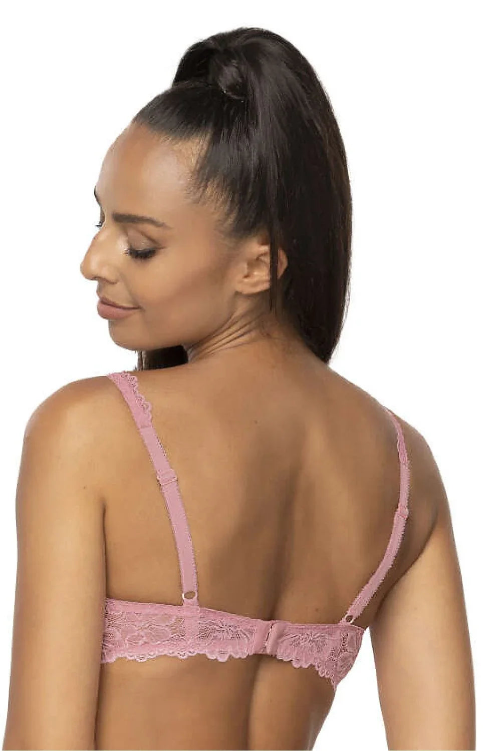 Women Demi Lace Underwire Padded Bra - Guocali