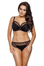 Women Embroidered Full Cup Underwire Bra - Guocali