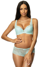 Women Half Cup Lace Underwire Bra - Guocali