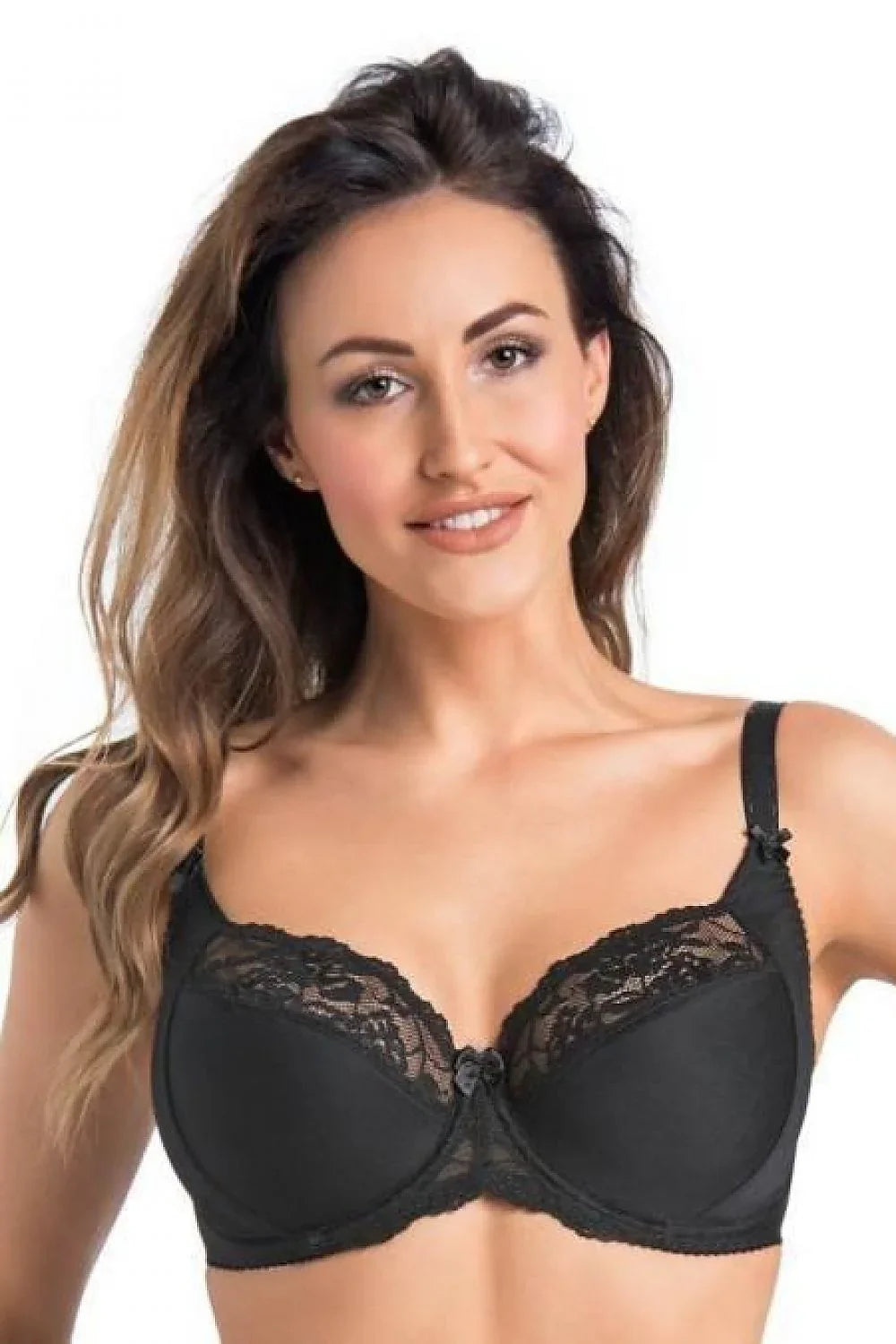 Women Lace Adjustable Sleep Underwire Bra - Guocali