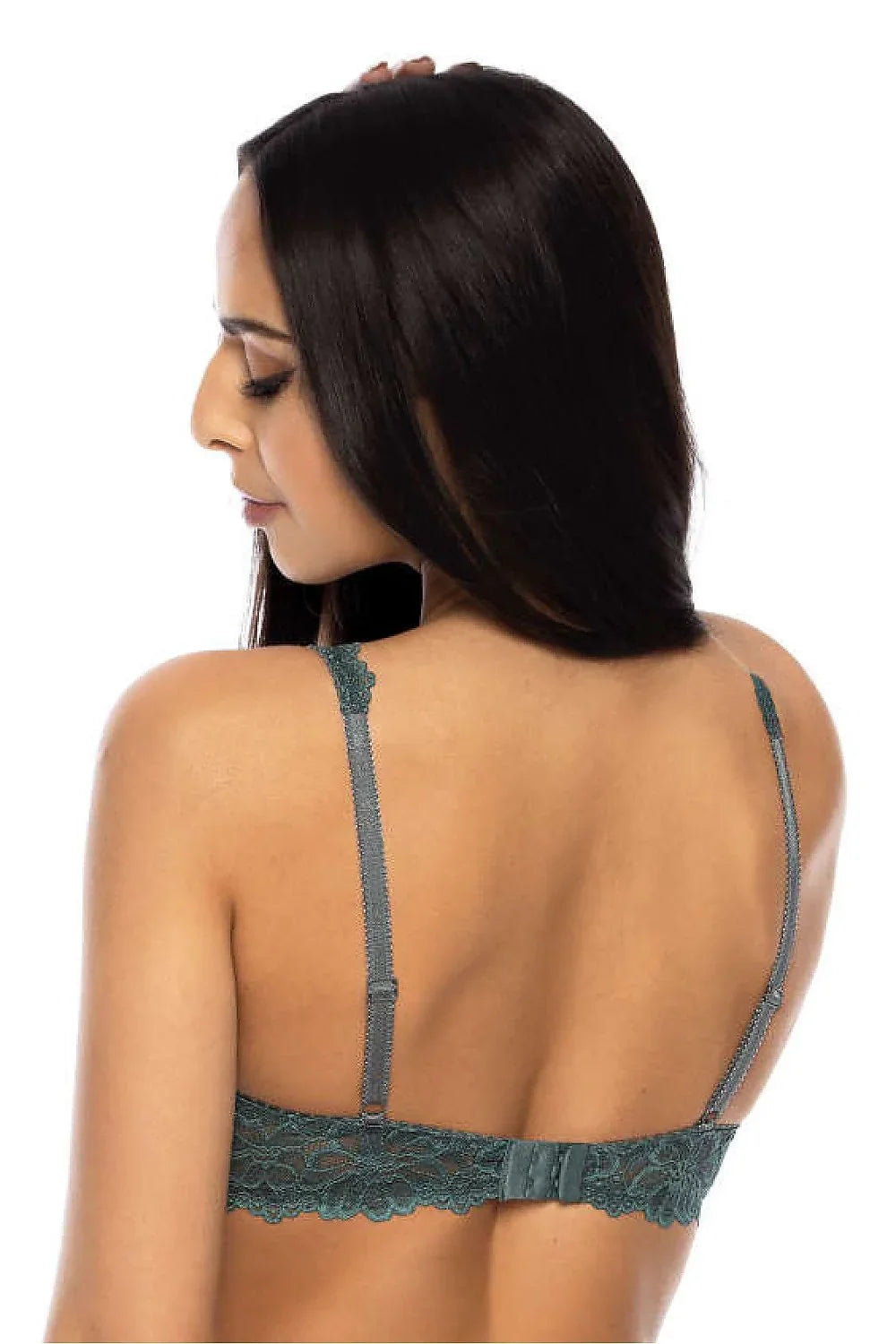 Women Lace Full Cup Underwire Support Bra - Guocali
