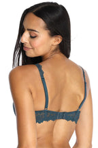 Women Medium Coverage Lace Underwire Bra - Guocali
