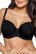Women Mesh Cotton Underwire Padded Bra - Guocali