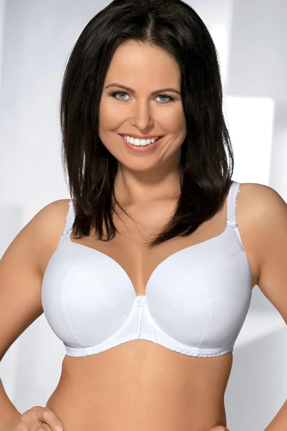 Women Microfiber Satin Underwire Bra - Guocali