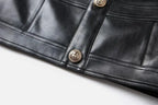 Women Mini Skirt Plaid Leather Straight - High Waist Women Skirt