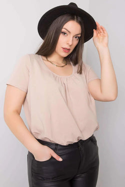 Women Round-Neck Short-Sleeves T-Shirt – Stretchable - Guocali