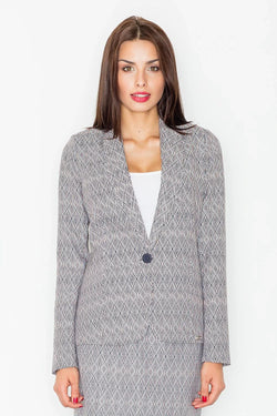Women's Blazer - Lightweight - 1-Button - Multicolor - Guocali