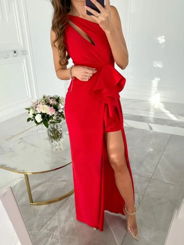 Women's Off-Shoulder Party Dress -Guocali