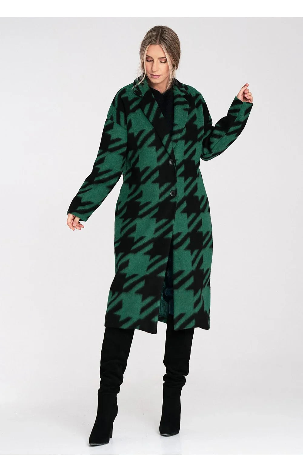 Women's Overcoat - With Pockets Chic, White