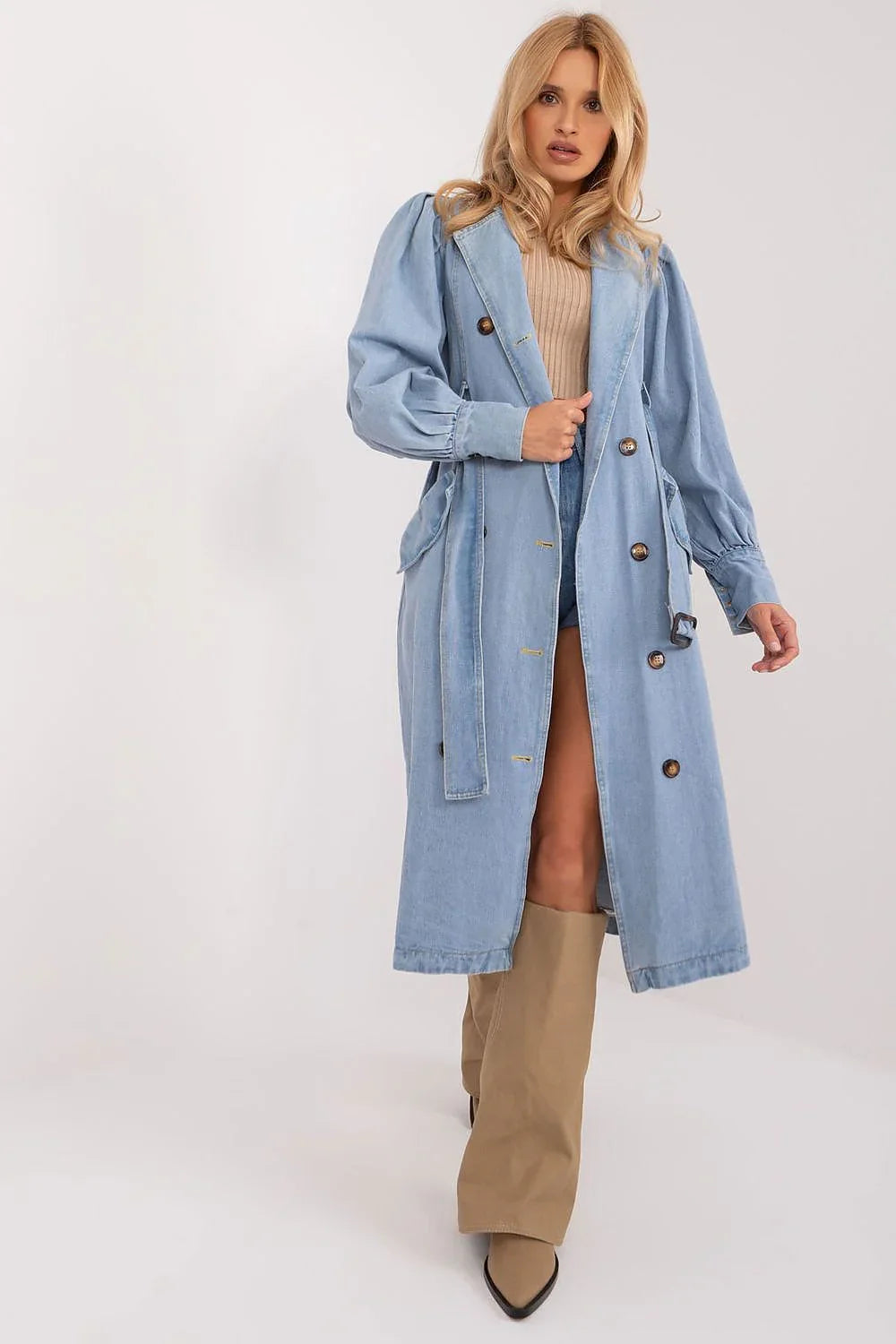 Women's Trench Coat - Lightweight Chic, Casual, Romantic