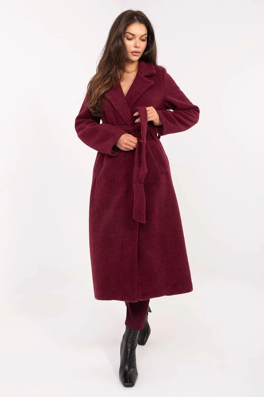 Women's Wrap Coat - Lightweight Chic, Elegant