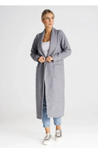 Women's Wrap Coat - With Pockets Minimalist