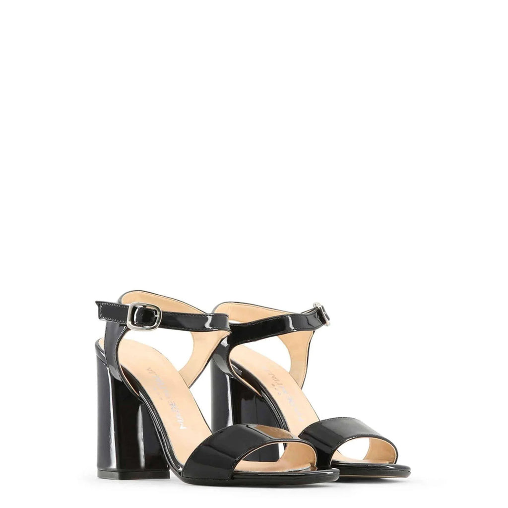 Women Sandals - Block Heels - Patent Leather