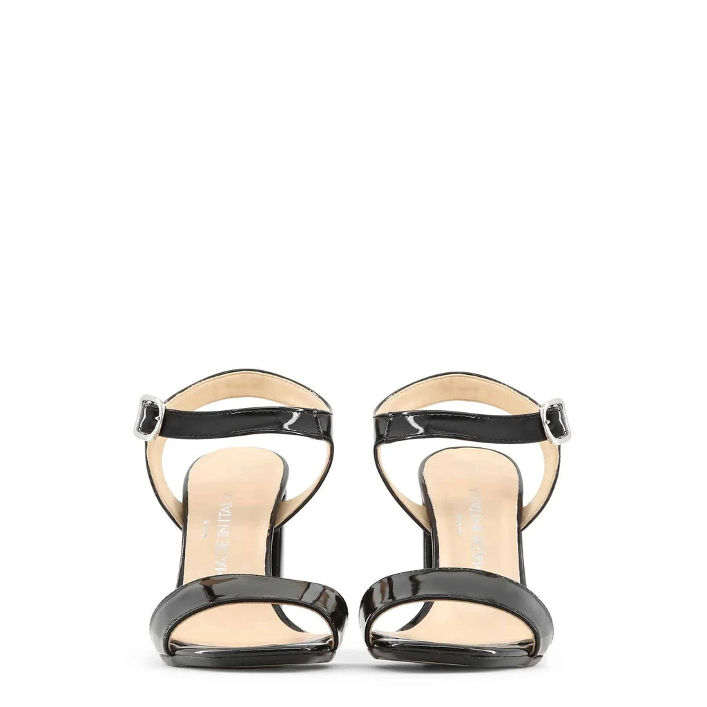 Women Sandals - Block Heels - Patent Leather
