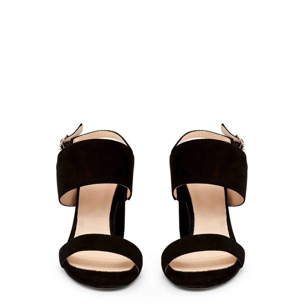 Women Sandals - Block Heels - Suede