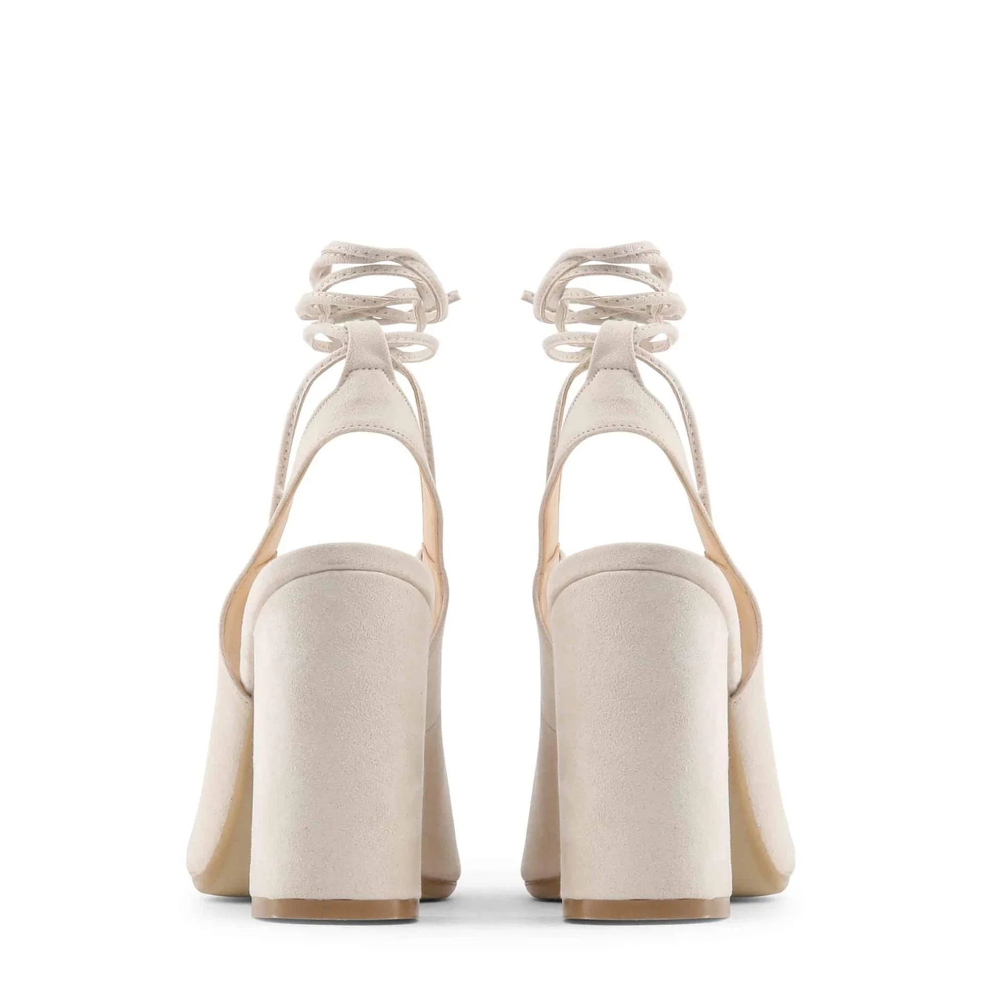 Women Sandals - Block Heels - Synthetic