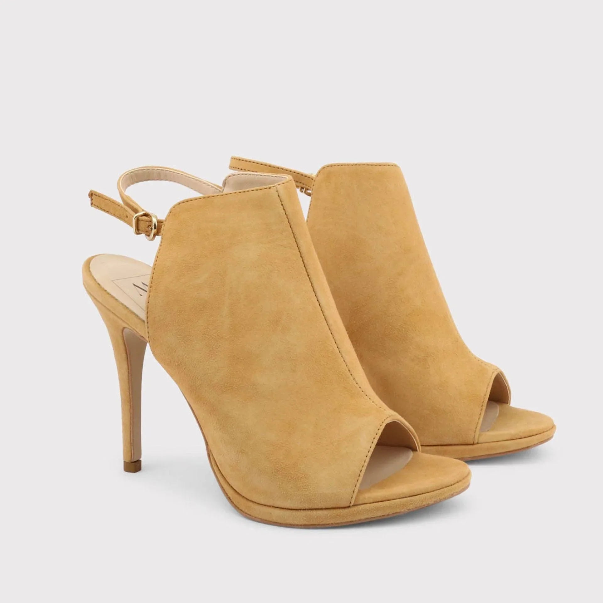 Women Sandals - Stiletto Heels - Suede