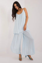 Women Sleeveless Top – Round-Neck Top -Guocali