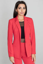 Women Suit Jacket - Lightweight - Button Blazer