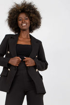 Women Suit Jacket - Stretchable - Double-Breasted