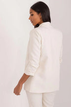 Women Suit Jacket - Wrinkle-Resistant - 1-Button Blazer