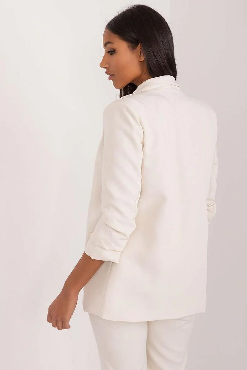 Women Suit Jacket - Wrinkle-Resistant - 1-Button Blazer