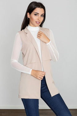 Women Suit Vest - Lightweight - Sleeveless - Guocali