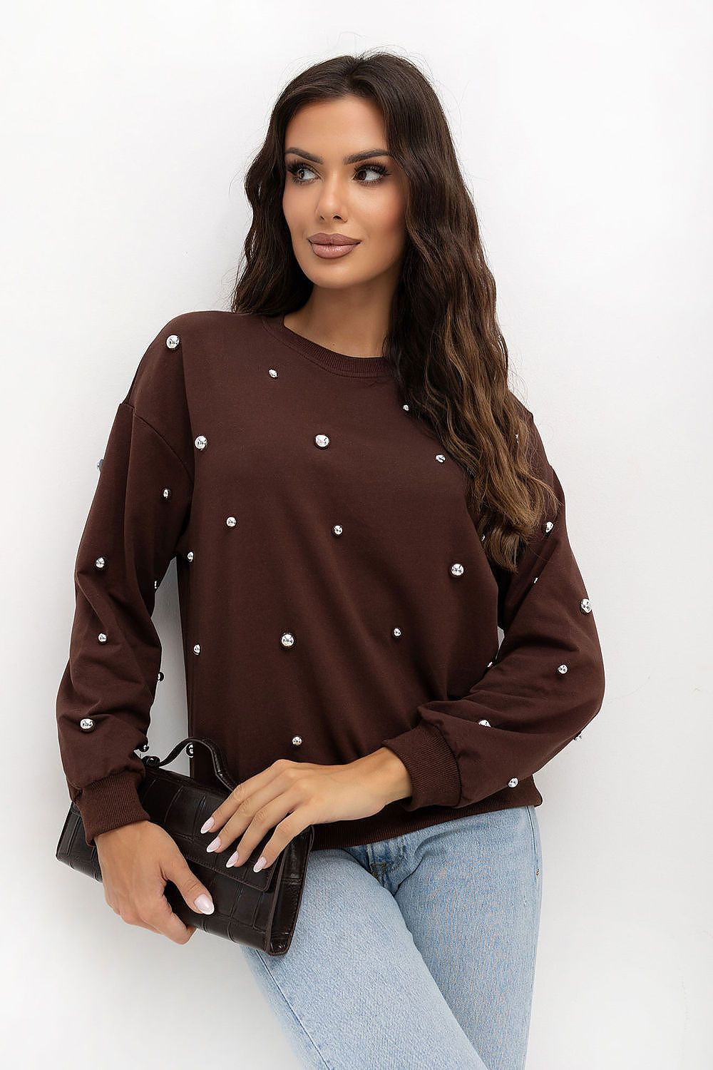 Women Sweatshirt – Sweatshirt | GUOCALI – view 4