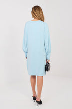 Women’s Beige Minimalist Straight Knee-Length Shift Dress - Guocali