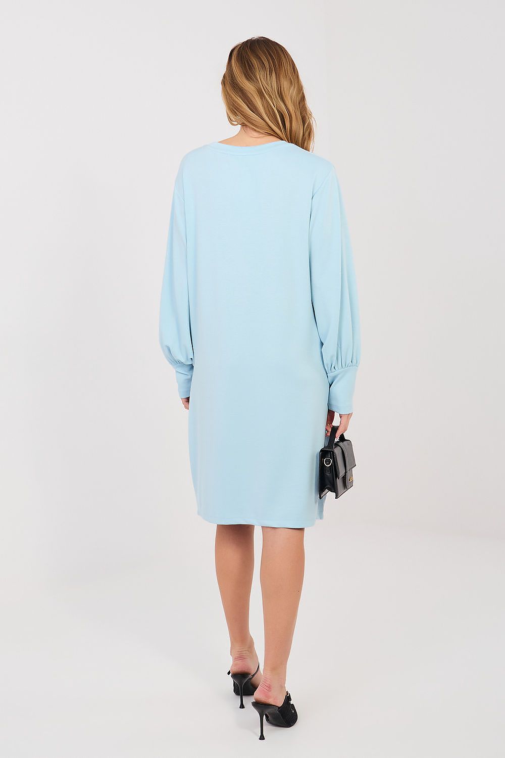 Women’s Beige Minimalist Straight Knee-Length Shift Dress - Guocali