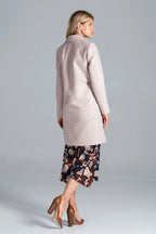 Women's Belted Double-Breasted Wool Wrap Coat – Coat | GUOCALI – view 3