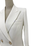 Women's Double-Breasted Notch Lapel Pantsuit – Pant Suit | GUOCALI – view 6