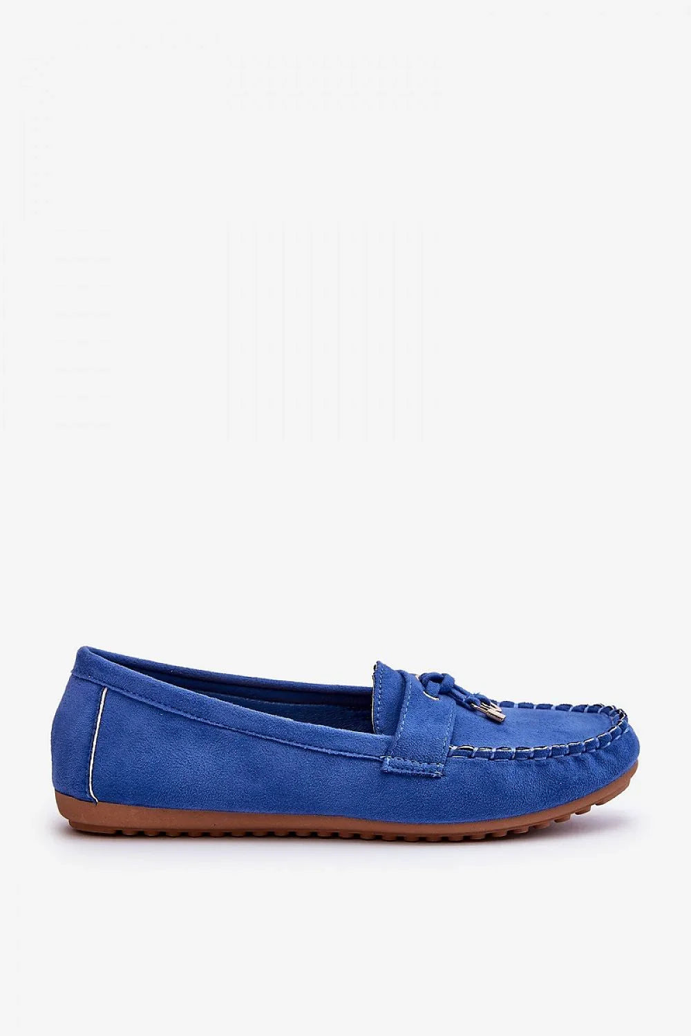 Women's Eco-Suede Platform Moccasins with Padlock Detail – Moccasins | GUOCALI – view 2