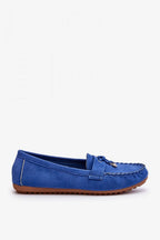 Women's Eco-Suede Platform Moccasins with Padlock Detail – Moccasins | GUOCALI – view 2