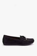 Women's Eco-Suede Platform Moccasins with Padlock Detail – Moccasins | GUOCALI – view 5
