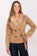 Women's Elegant Fur-Trimmed Coat – Coat | GUOCALI – view 12