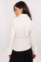 Women's Elegant Fur-Trimmed Coat – Coat | GUOCALI – view 17