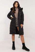 Women's Hooded Quilted Puffer Jacket – Jacket | GUOCALI