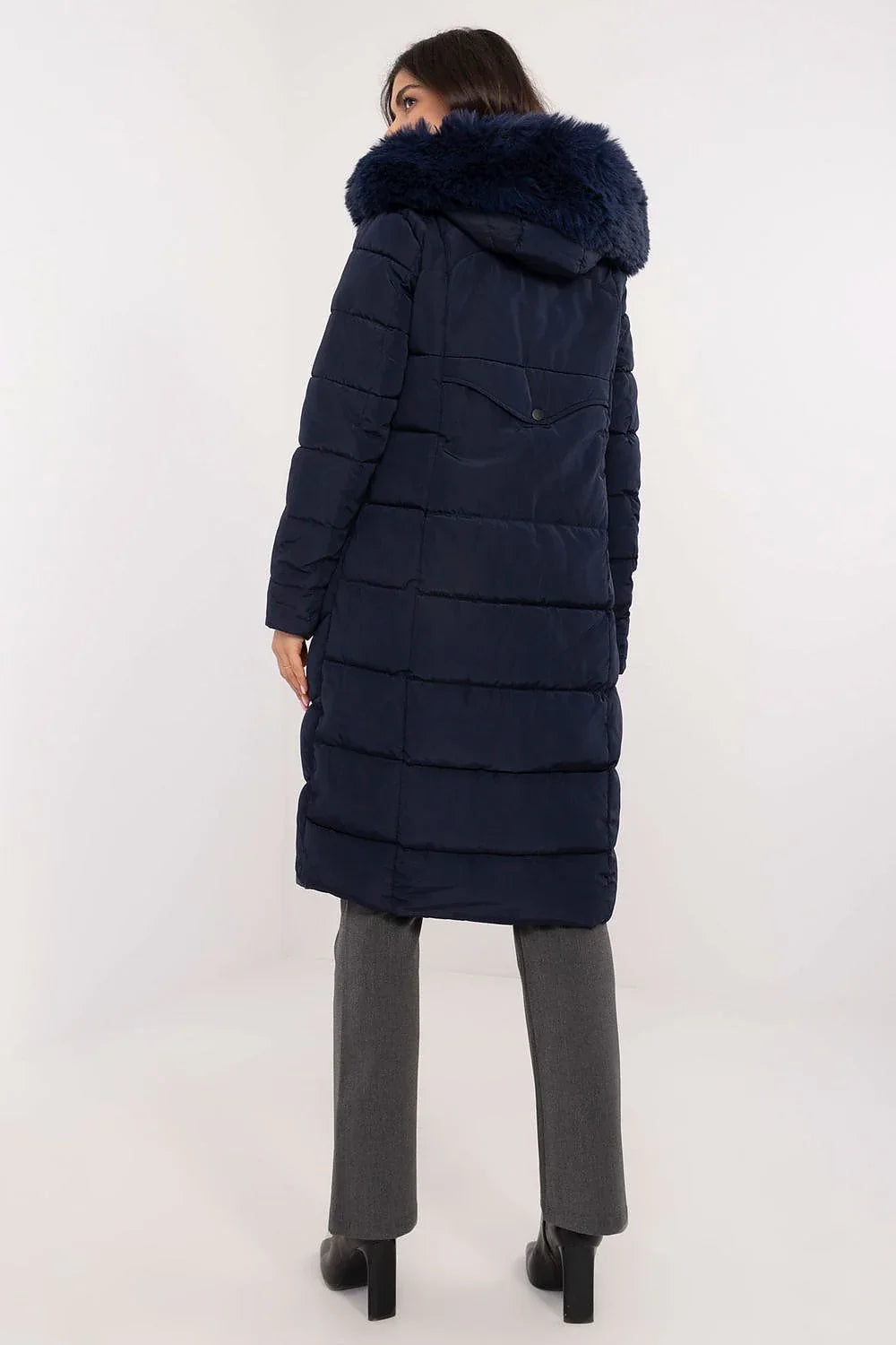 Women's Hooded Quilted Puffer Jacket – Jacket | GUOCALI – view 5