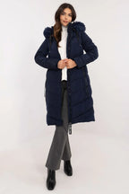Women's Hooded Quilted Puffer Jacket – Jacket | GUOCALI – view 6