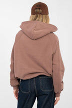 Women's Hoodie Full-Zip Chest Embroidery Cotton Blend – Hoodie | GUOCALI – view 3