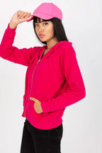 Women's hoodie Full Zip Regular Fit Split Pockets Cotton Blend – view 11